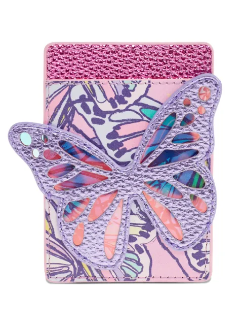 Kurt Geiger London butterfly leather cardholder Pink CCHOLDERVBUTTERFLY