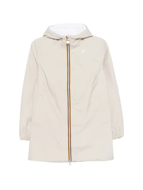 K-Way Sophie hooded zip-fastening jacket White K7123MW