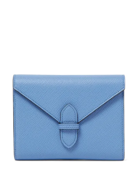 Smythson double playing cards case Blue 1201208