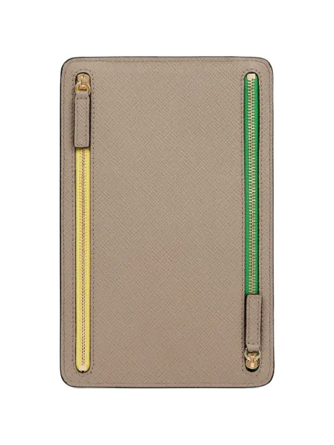Smythson Panama multi-zip case Neutrals 1204106