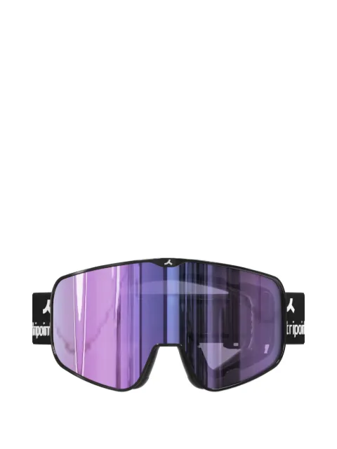 TRIPOINT geometric-frame sunglasses Black TG0003G
