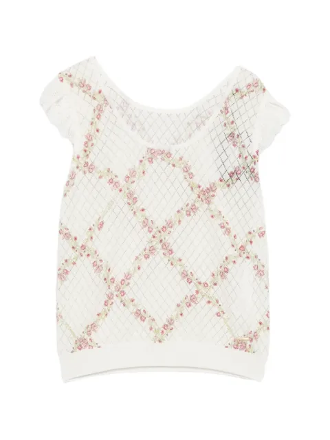 TWINSET multi function knit top White 261TT3271