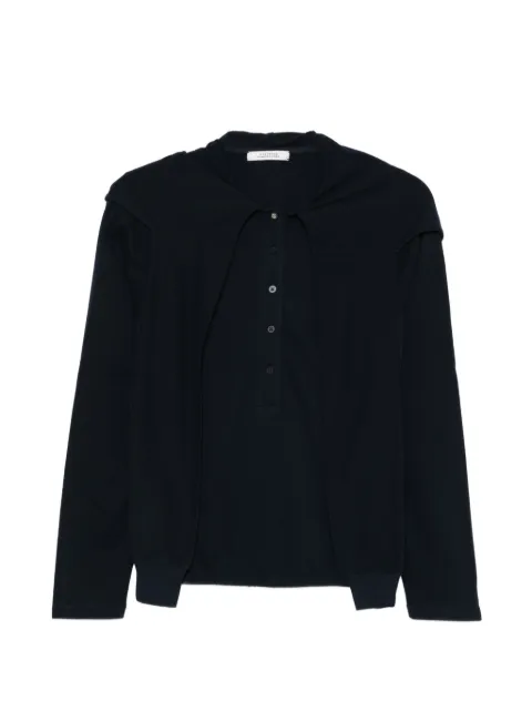 Dorothee Schumacher Sporty Romance buttoned top Black 428403