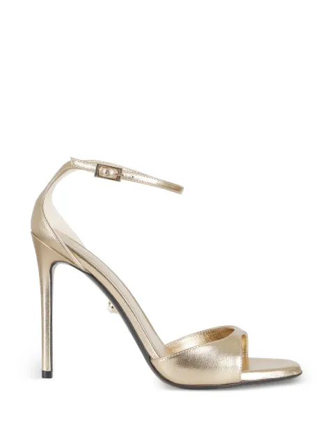 Alevì Bar leather sandals Gold L26SC021U0795G03