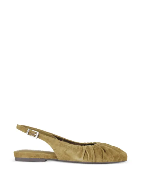 Ash gathered slingback ballet flats Green BIBI02098