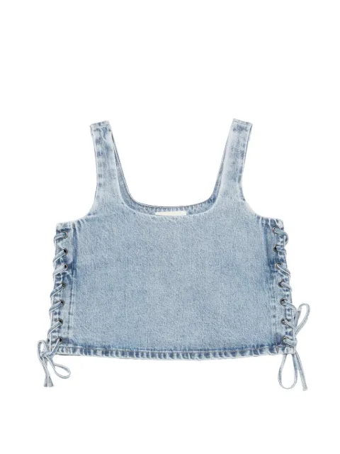VICOLO Clelia tie-side top Blue DAP5013