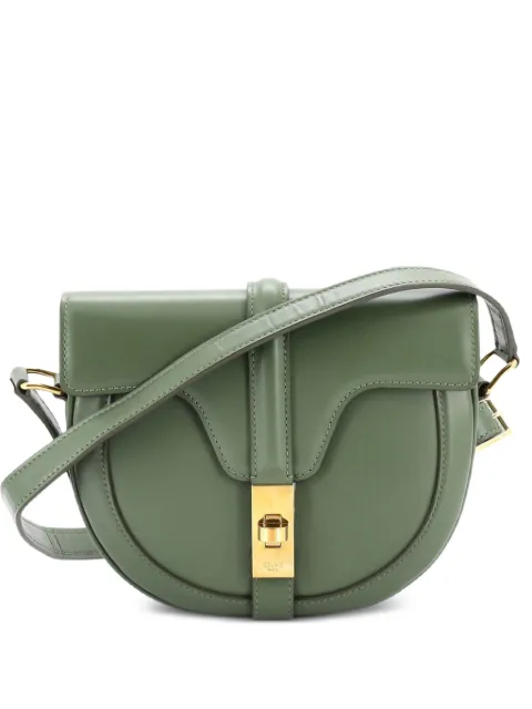 Celine Pre-Owned Besace 16 Bag Smooth Calfskin Small crossbody bag Green FS0W6JIBHKS9V6F4