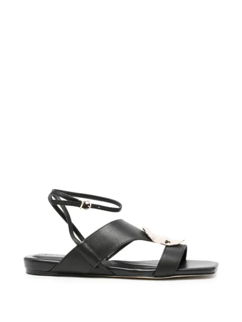 APEPAZZA Dhalia buckle ankle-strap sandals Black S6DHALIA02LEA