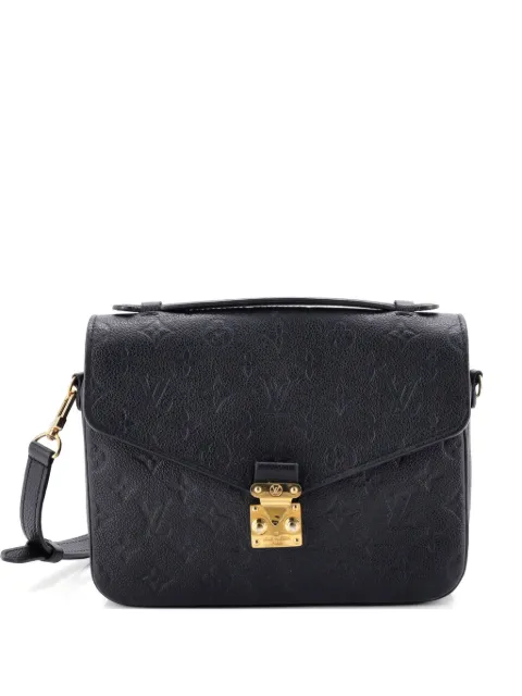 Louis Vuitton Pre-Owned Pochette Metis Monogram Empreinte Leather crossbody bag Black PMCDGR3ZG53GYX8N