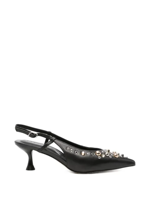 APEPAZZA stud-embellishment pumps Black S6GLOW01STU