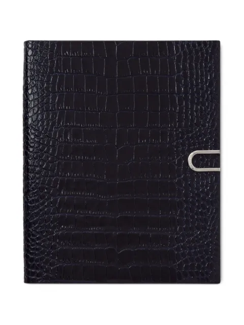 Smythson slide weekly vertical diary Blue 1205491