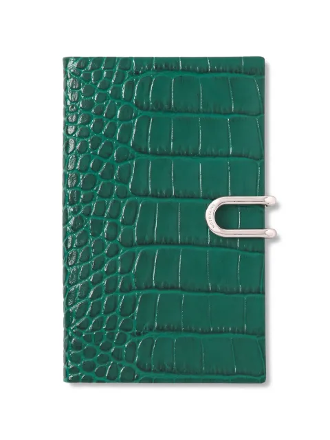 Smythson 2026-2027 Panama crocodile-embossed planner Green 1205467
