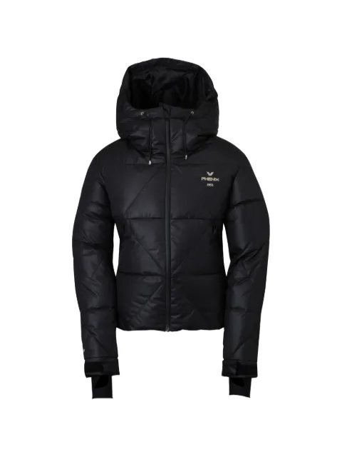 PHENIX quilted hooded ski jacket Black ESW24OT53