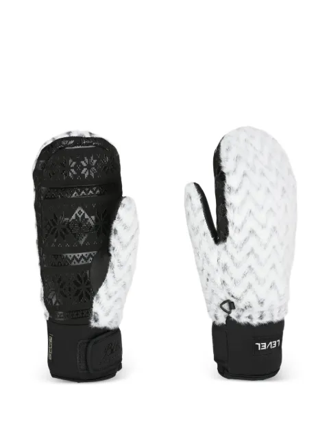 Level Siberian mittens White 8170WM
