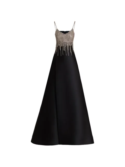 Gemy Maalouf beaded maxi dress Black GMW257383LD