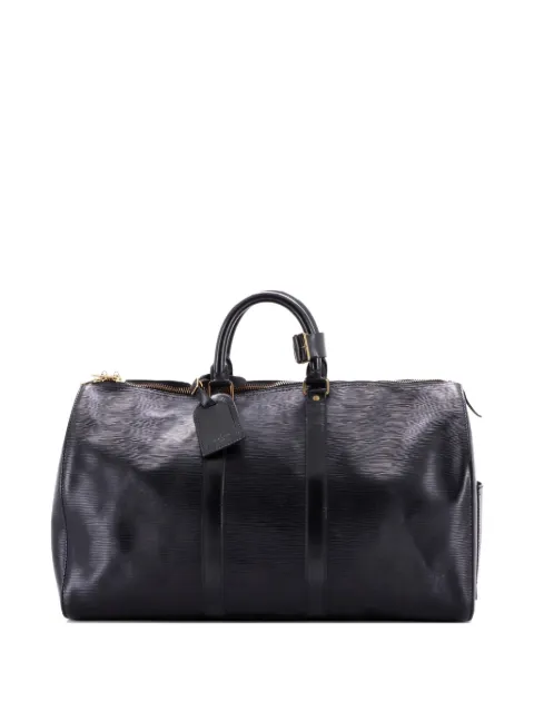 Louis Vuitton Pre-Owned Keepall Bag Epi Leather 45 travel bag Black 5BHR9BE6AQZWS5A5