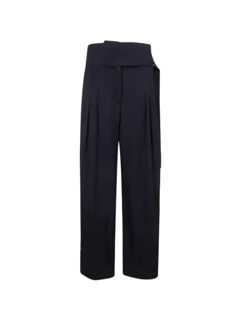 ENTIRE STUDIOS stripe trousers Blue ESSS26PA01246