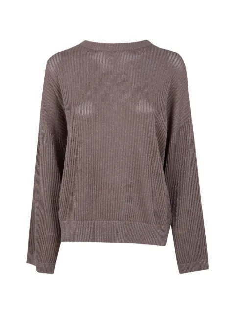 Brunello Cucinelli textured knitwear Brown MST258300CCJ17