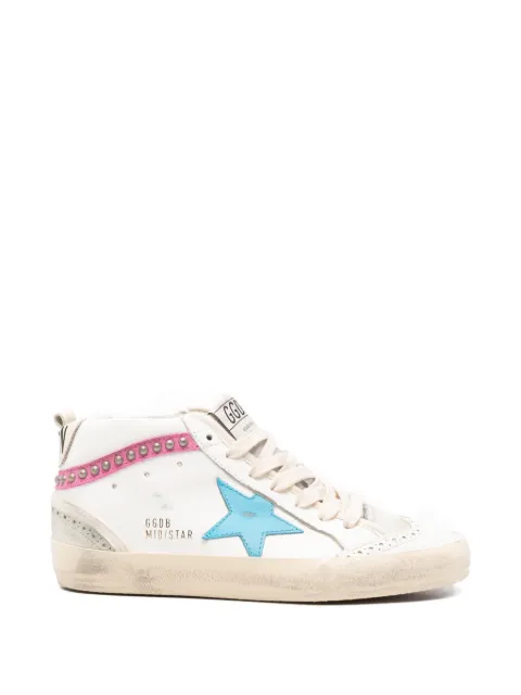 Golden Goose Mid Star leather sneakers White GWF00122F005134