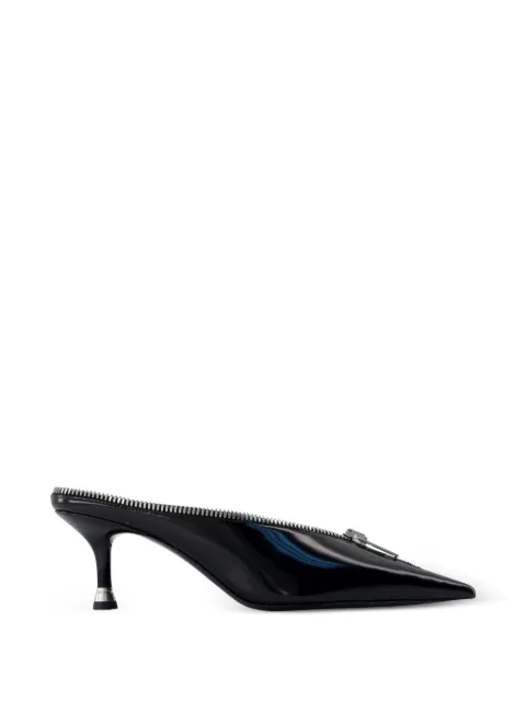 Alexander Wang Akila zip closed-toe mules Black 30226M003001