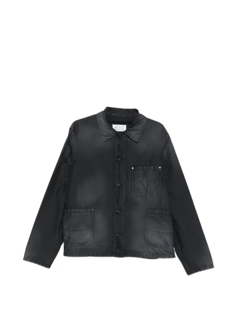 Maison Margiela patch-pocket jacket Blue S50AM0656M35702