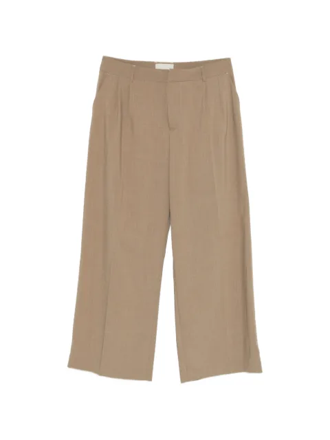 THESTROY pleated trousers Neutrals S26INNO
