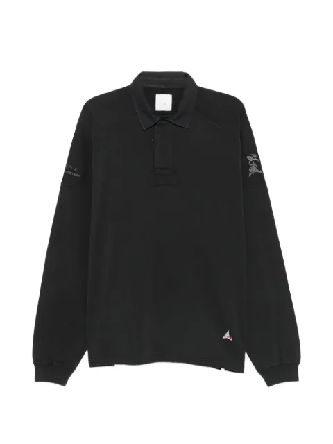ROA Astrio long-sleeve polo shirt Black YBMW042FA39