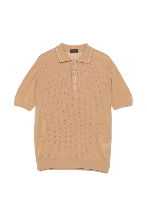 Tagliatore short-sleeve polo shirt Neutrals PWE260926E412