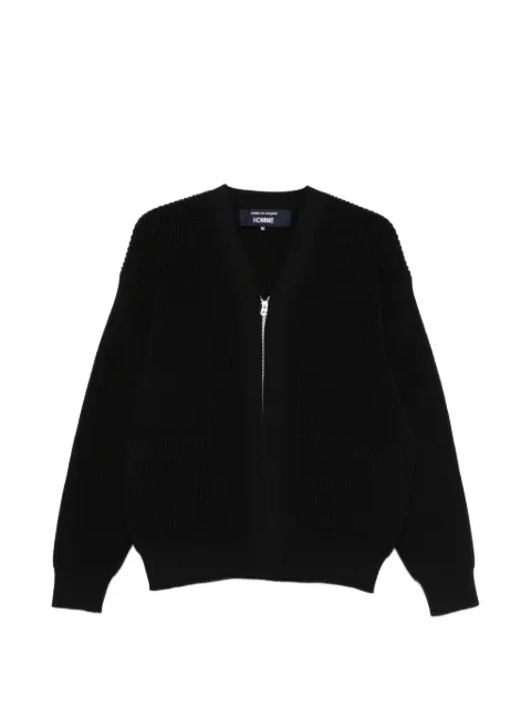 Comme des Garçons Homme zip-up cardigan Black HQN007