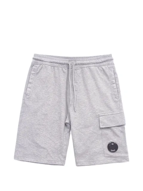C.P. Company light fleece cargo Lens sweatshorts Grey RCCMSB704A002246G