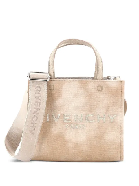 Givenchy Pre-Owned G- Canvas Mini tote bag Neutrals FUHR3MR38YRT8A8U