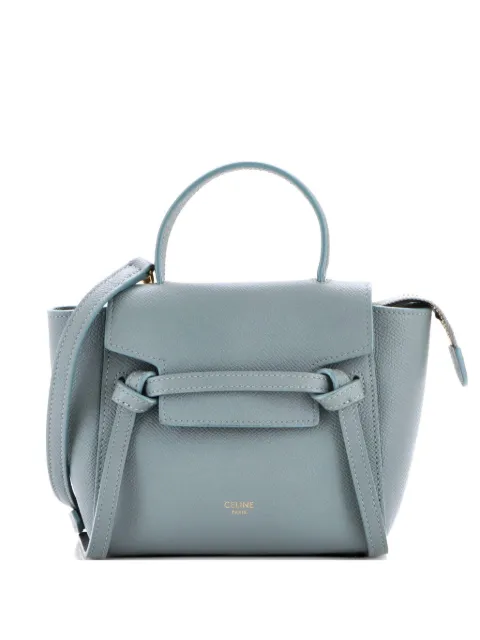 Celine Pre-Owned Belt Bag Textured Leather Pico shoulder bag Green 7H1W6WV4MQS5G4TU