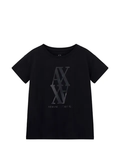 Armani Exchange logo-print T-shirt Black XW001373AF10356