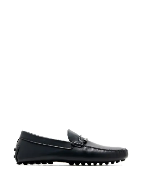 Tod's braided-trim loafers Blue XXM22L0JN70D90