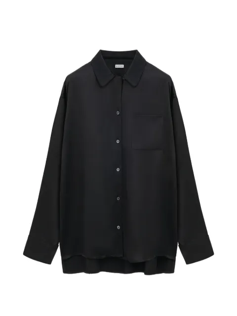 LOEWE pocket shirt Black S359Y05XDY1100