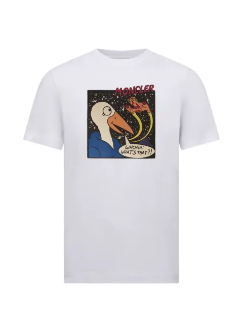 Moncler Space MonDuck T-shirt White L10918C0002989B8U