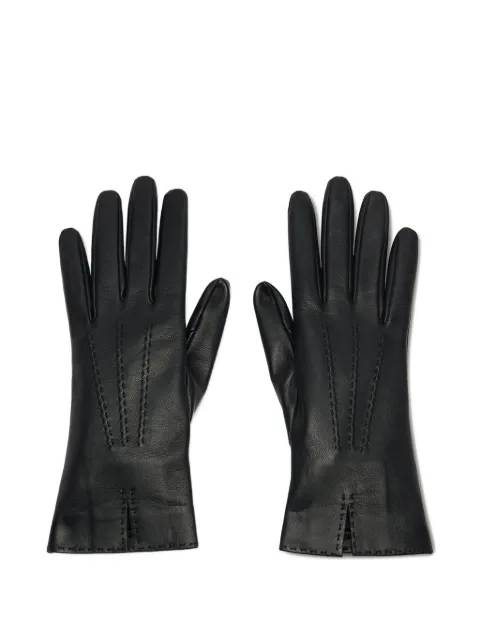 The Row Florence stitched gloves Black 8512L338