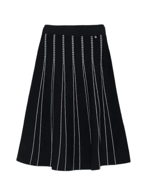 LIU JO striped skirt Blue WA6148MA81R