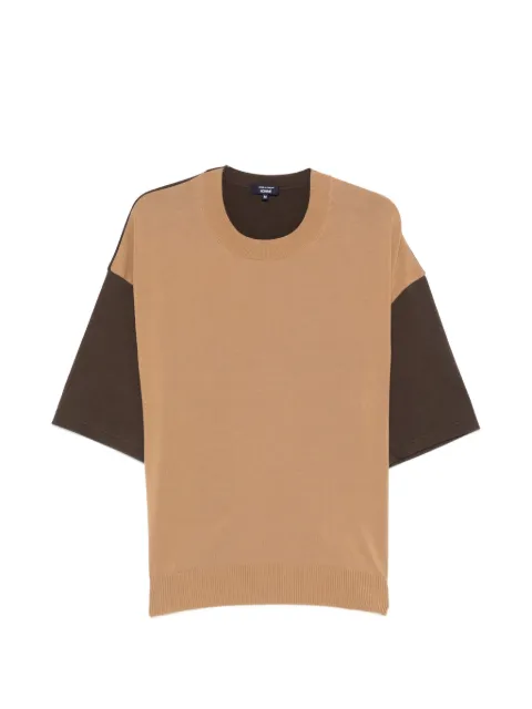 Comme des Garçons Homme colour-block T-shirt Brown HQT004
