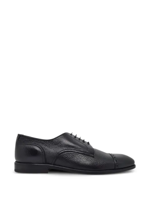 Henderson Baracco textured derby shoes Blue 73208