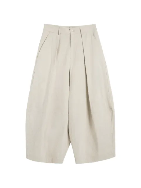 YMC Deadbeat pleated deadbeat trousers Neutrals Q4AAG