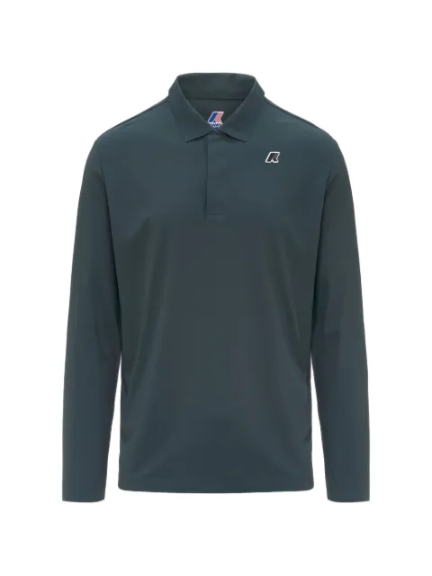 K-Way Cleek long-sleeved polo shirt Green K3132RW