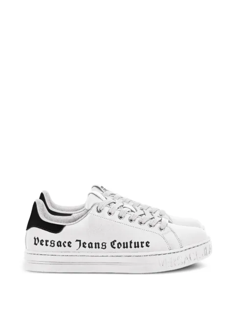 Versace Jeans Couture logo-print sneakers White 80YA3SKCZPB83