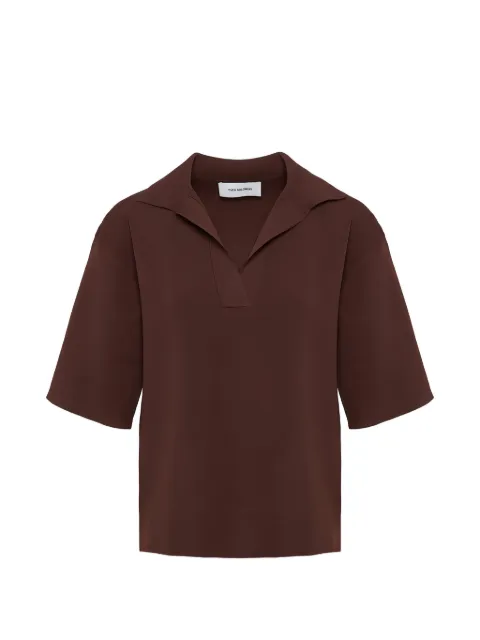 Yves Salomon knitted top Brown 26EYH50160MSVP