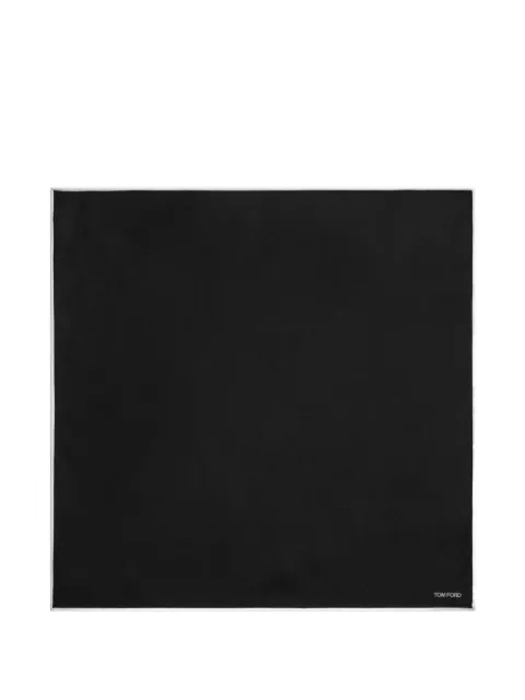 TOM FORD contrast trim scarf Black SPR001SPS10