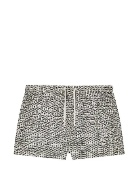 Armani Exchange geometric-pattern swim short Neutrals XM000829AF20156