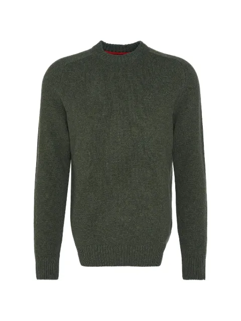 Barbour Grangetown crew-neck sweater Green MKN1584MKN