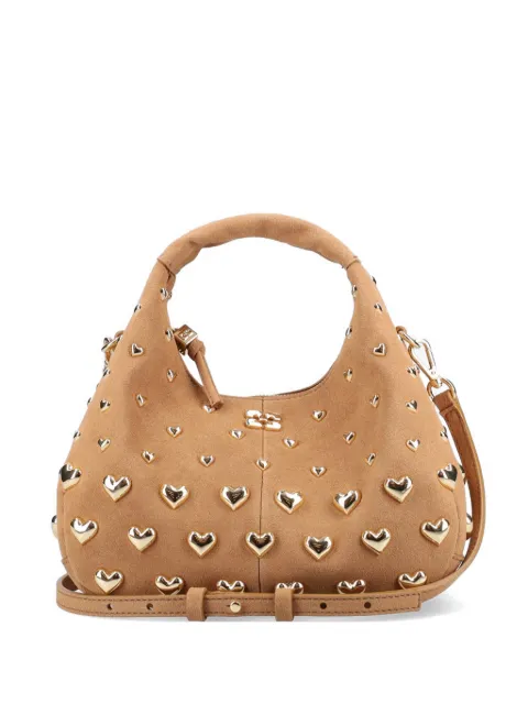 GANNI mini Heart shoulder bag Neutrals B2070029