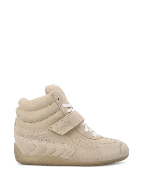 PUMA Speedcat wedge leather sneakers Neutrals 408118