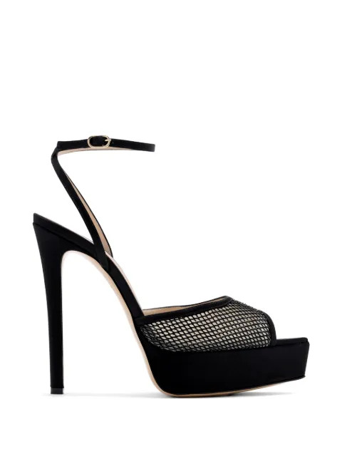 Andrea Wazen Loulou platform sandals Black LOUPL140SNH